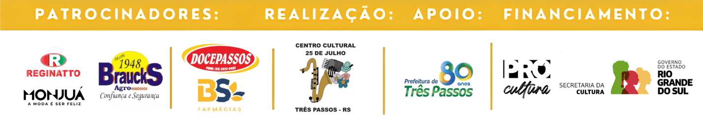 Patrocinadores, Apoio e Realização